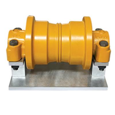 China Black Heat Treatment Undercarriage Rollers for Long-lasting Durability en venta