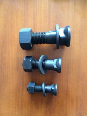 China Black Grouser Bolts Track Roller Bolt Nuts 4F3650 For Bulldozer Excavator for sale