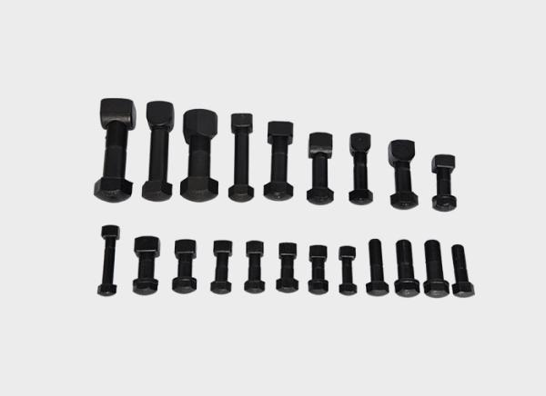 Quality Black Grouser Bolts Track Roller Bolt Nuts 4F3650 For Bulldozer Excavator for sale