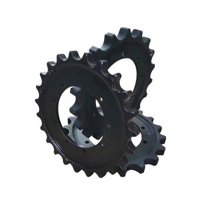 China PC200 Excavator Track Sprocket Double Roller Chain Sprockets 205-27-71281 20Y-27-11581 for sale