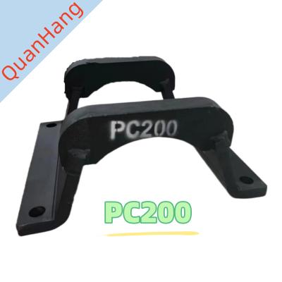 Cina Komatsu PC200/210/220/240 excavator guard rail frame mine chain chain guard hook machine accessories in vendita
