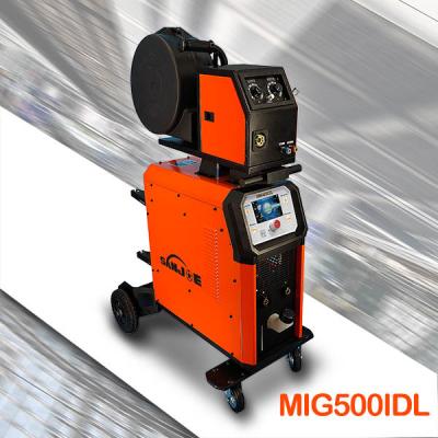 China LCD Aluminum MIG Welding Machine Double Pulse Water Cooling with 4 ROLL for sale