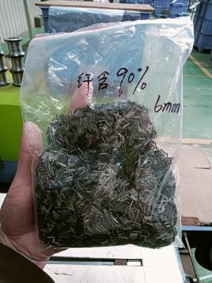 China 90% SS316L With Easily Soluble In Water Material Coating PVA 6mm Length Short Fiber à venda