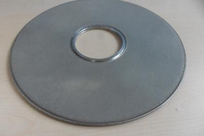 China Heat Resistant 74% Porosity Metal Filter Disc For Industrial Film Making for sale