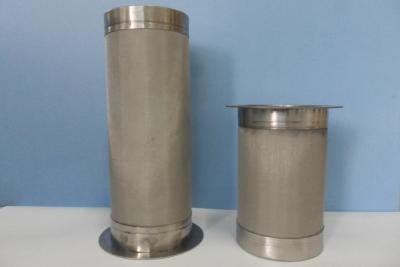 China Corrosion Resistant 60mm Diameter SS Sintered Filter Cartridge For Environment Protection for sale