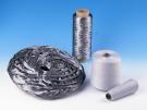 China Metal Fiber Cutting Silver Broken Staple Fiber Average Length 35-48mm for sale
