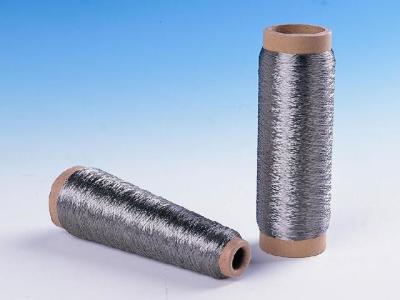 China 1.01g/M 12micron Metal Fiber Twist Thread Corrosion Proof For Heating Pad for sale