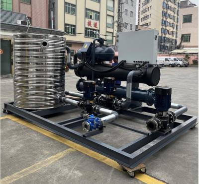 China Máquina de refrigeração de água JLSW-90D, Refrigerador de parafusos resfriado a água para pesca industrial à venda