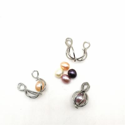 China DIY Oyster Pearl Cage Bead and Essential Oil Diffuser Locket Pendant Jewelry Making for sale