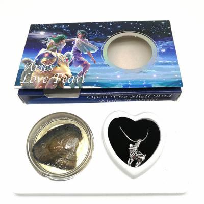 China 12 Horoscope Zodiac Love Pearl Necklace Gift Set Innovative Valentines Gift for sale