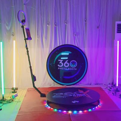 China Portable 360 Selfie Photo Booth Platform Automatic Spinning Arm for sale