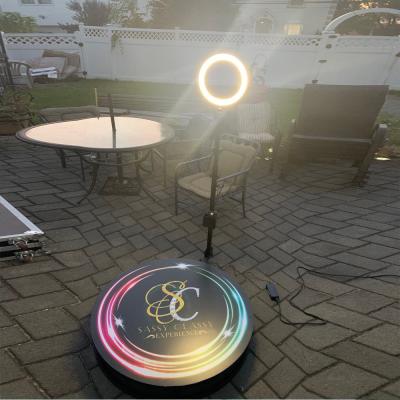 China Thick Metal Automatic 360 Degree Slow Motion Photo Booth Round Shape for sale