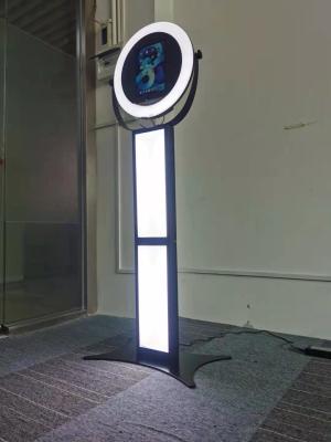 China Cabina Shell de la foto de Selfie Ipad del metal 360 grados con Ring Light en venta