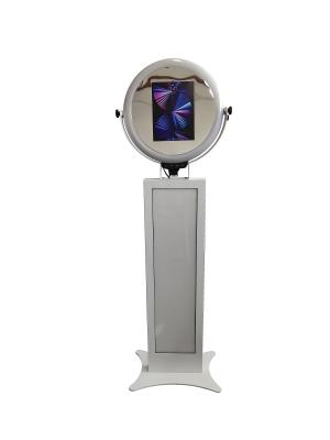 China IPad 360 Photo Booth Machine Slow Motion RGB LED Light Magic Selfie Mirror Booth for sale