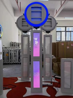China Automatic Digital Social Media Kiosk Photo Booth LED Ipad Selfie Station for sale