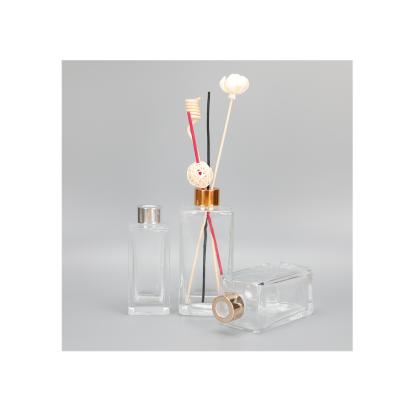 China Gift made in china fashion diffuser fancy square glass bottle for sale