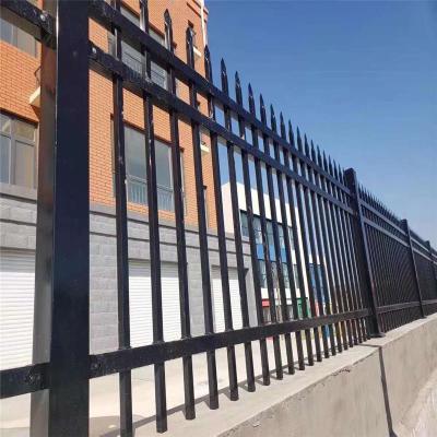 China 1.53m Ornamental Wrought Iron Fence / Steel Picket Fence For Garden for sale