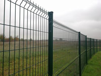 China 3D Bending Curved Welded Iron Wire Mesh Garden Security Fence PVC Powder Coated for sale