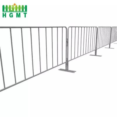 China Temporary Pedestrian Steel Barricade Crowd Control Barriers for sale