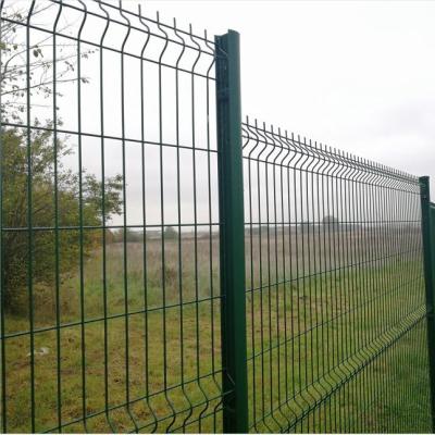 China PE Coated Green 3D Fence Welded Wire Fencing V Mesh for sale