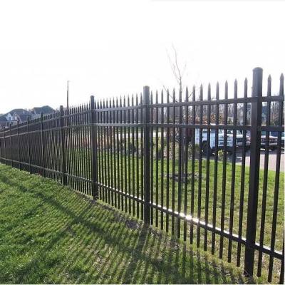 China Powder Coated Tubular Steel Fence Metal For Homes And Garden for sale