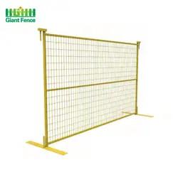 China Galvanized Outdoor Portable Construction Temporary Fence Panels 6 Feet X 10 Feet for sale