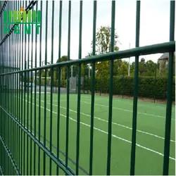China Galvanized And Pvc Coated 6/5/6 Double Wire Fence Horizontal Te koop