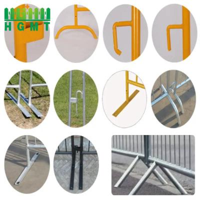 China Portable Road Traffic Safety Metal Barricade Fence Concert Pedestrian Temporary for sale