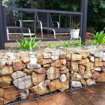 Chine Durable Stainless Steel Gabion Wire Mesh 1.8mx0.5mx2m Pvc Coated à vendre
