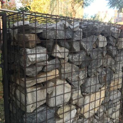 China Galvanized Welded 3mx1mx1m Gabion Wire Mesh For River Bank Retaining Wall for sale