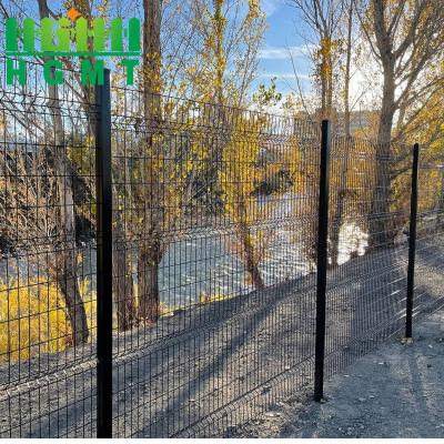 China Easily Assembled Various Colors Commercial Decorative Security  Powder Coated V Mesh Fence Panel for sale