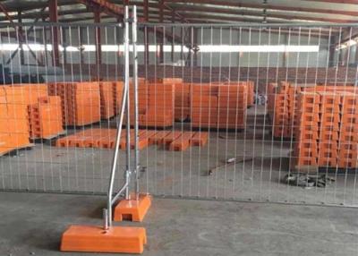 China Electric Galvanized Steel 2.1*2.9m Temporary Security Fence 70*150mm Mesh for sale