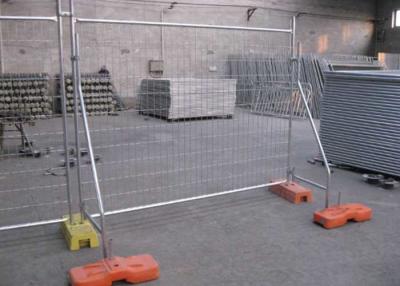 China OHSAS Temporary Security Fence 2.1*2.4m 6 Gauge Chain Link Fence for sale