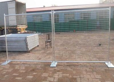 China W2.4m Building Site Fencing 75*150mm Hot Dip Galvanized Jobsite Fencing for sale