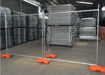 Chine Clôture galvanisée plongée chaude provisoire de la barrière de sécurité d'OHSAS 2100mmx2400mm à vendre