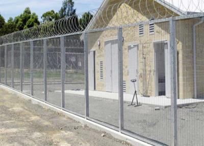 China Grey 4mm Clear View 358 Mesh Fencing Height 2.2m for sale