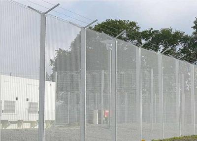 China 3.0m Height Anti Climb Security Fencing Hot Dip Galvanized Steel 4.5mm For Jail for sale