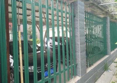 China Pvc Coated Welded Wire Mesh Fence Galvanised Steel Palisade Fencing for sale