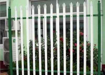 Chine Q235 l'acier D Pale Welded Wire Mesh Fence a galvanisé la clôture en acier de palissade à vendre