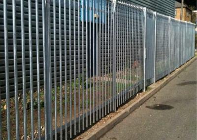 China D Type Q235 Steel Palisade Fence Panels 2700mm Height for sale