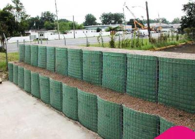 China Cubra con cinc los envases revestidos de la cesta HESCO de la pared de la ráfaga de HESCO en venta