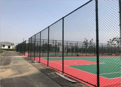 China PVC Coated Highway Galvanized Chain Link Fence ISO9001 Approval for sale