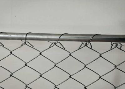 China PVC Coated 100x100mm Portable Chain Link Fence 12ft Temporary Site Fence for sale