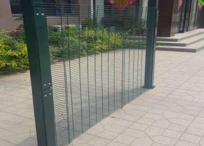 China OHSAS 3mm Security Steel Fence Railway Station 358 Welded Mesh for sale
