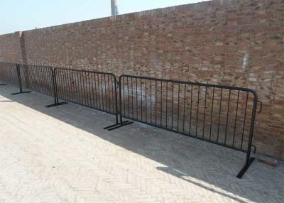 China H1.5m Metal Crowd Control Barriers Powder Coated Steel Pedestrian Barriers for sale