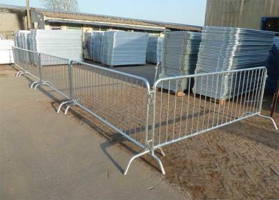 China Hot Dip Galvanized Temporary Pedestrian Barriers 1050mm Length for sale