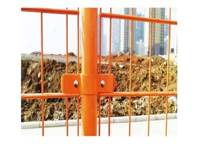 China Yellow Heavy Gauge Welded Wire Fence 868 Hot Dip Galvanized for sale