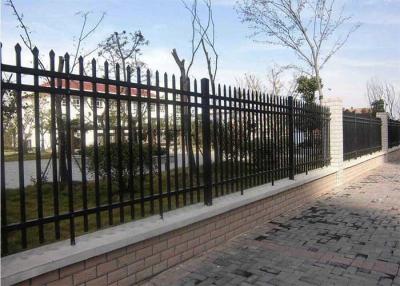 China Welded 2400X1500mm Tubular Steel Fence For Motorways for sale