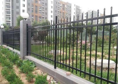 China Full Galvanization Tubular Steel Fence 65*65mm Metal Rod Fence for sale