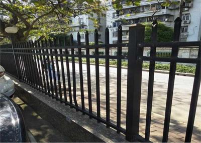 China Residential L3m Tubular Steel Fence Square Post Dark Green for sale
